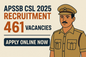 APSSB CSL 2025 Recruitment